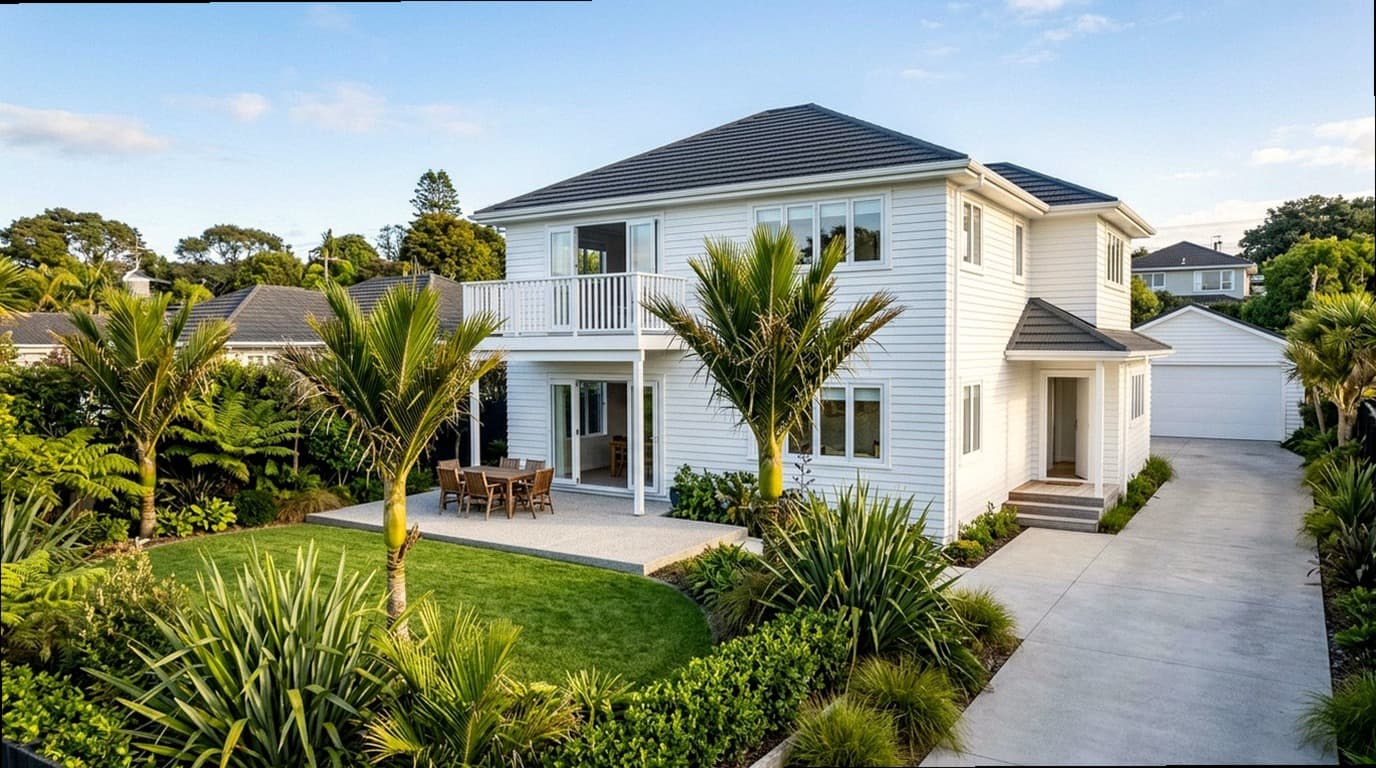 Clean, well-maintained Auckland home with pristine exterior